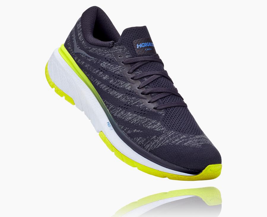 Hoka One One Cavu 3 Löparskor Herr - Marinblå - ZFLJI-9426